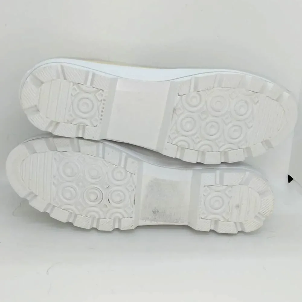 Sincerely Jules Womens New w/Tags Beige Hi-Top Platform Sneakers - Size 9.5